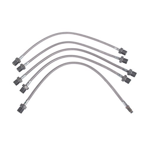  Kit of 5 GOODRIDGE aviation brake hoses for Lancia Fulvia SII and 1.3S - AVI0210 