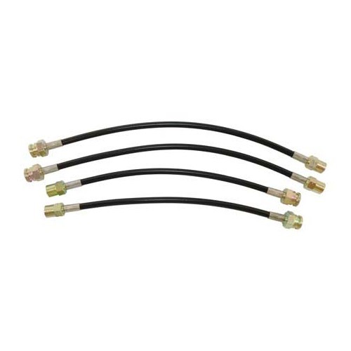  Kit of 4 GOODRIDGE aviation brake hoses for Porsche 911 - AVI0350 