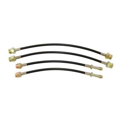  Kit of 4 GOODRIDGE aviation brake hoses for Porsche 993 - AVI0363 