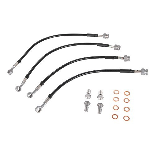  Satz 4 Bremsschläuche Luftfahrt GOODRIDGE für Alpine A310 4 Zylinder - AVI0401 