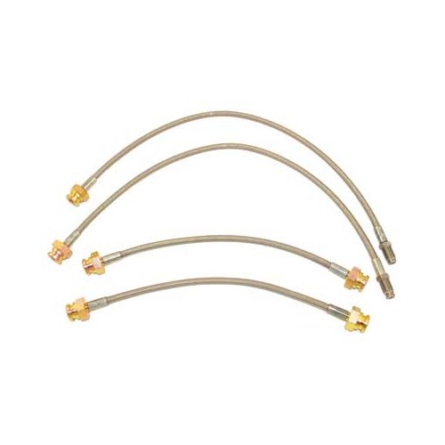  Kit of 4 GOODRIDGE aviation brake hoses for Volkswagen Beetle before 1964 - AVI0516 