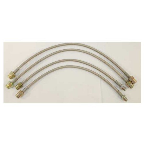  Kit of 4 GOODRIDGE aviation brake hoses for Volkswagen Caddy - AVI0520 