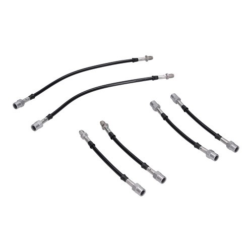  Kit of 6 GOODRIDGE aviation brake hoses for Volkswagen Golf 2 Gti and Gti 16V - AVI0526 