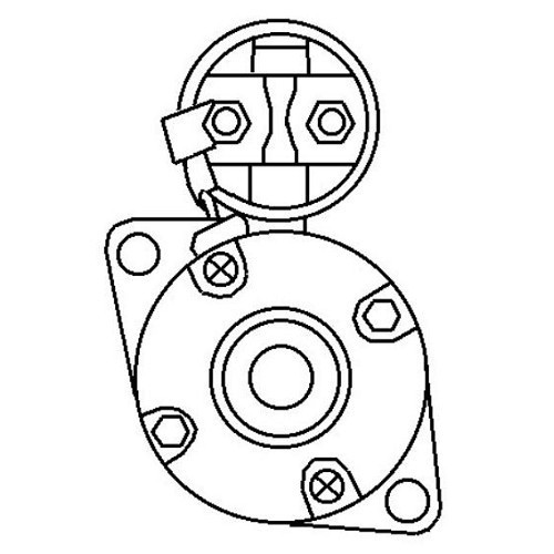 Starter 2.2kW new original quality without exchange for BMW 5 Series E39 Sedan and Touring 530d (12/1997-12/2003) - engine M57D30 - BA00105