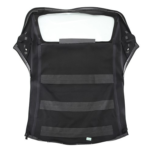 Capota BMW Série 3 E36 em Alpaca ST2 - Preto/Preto - Com bolsos - BA02003