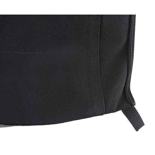 Capota BMW Série 3 E36 em Alpaca ST2 - Preto/Preto - Com bolsos - BA02003