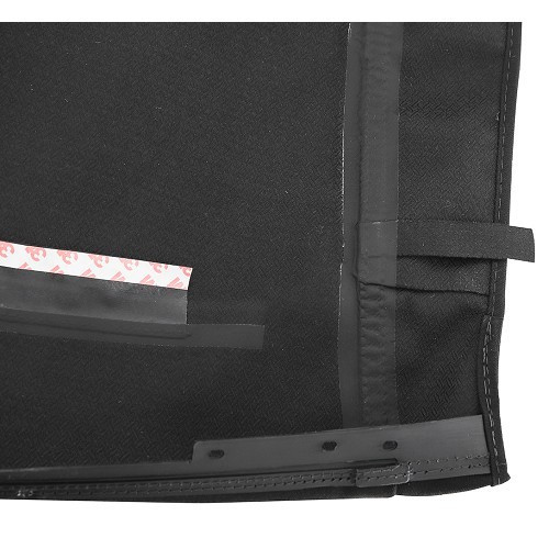 Complete black fabric soft top alpaca type for BMW Serie 3 E36 Cabriolet (08/1992-10/1995) - with side pockets - BA02200