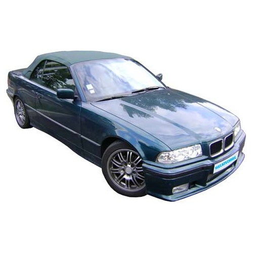  Verdeck komplett grün Alpaka-Gewebe Mohair für BMW 3er E36 Cabrio (08/1992-10/1995) - mit Seitentaschen - BA02211 