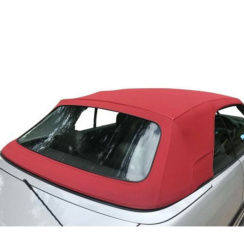  Volledige soft top bordeauxrode alpaca stof voor BMW 3 Reeks E36 Cabriolet (08/1992-10/1999) - zonder zijtassen - BA02306 