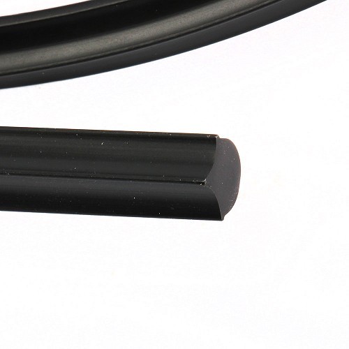 Black moulding for windscreen seal or rear glass weatherstrip for BMW E10 (02) - BA13024