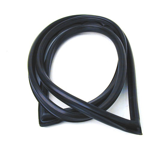  Black rear window gasket for BMW 3 Series E30 Sedan Coupé and Convertible (-08/1987) - version with mouldings - BA13103 