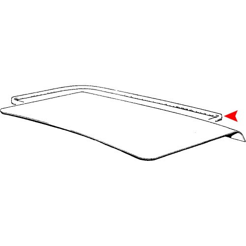 Joint de coffre pour Bmw Série 6 E24 (10/1975-04/1989) - BA13109