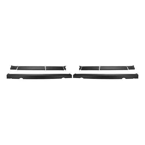  Zwarte M TECHNIC 2 type sierlijsten voor Bmw 3 Serie E30 berline (09/1987-05/1993) - BA14001 