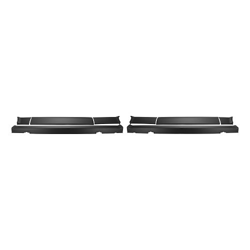  Baguettes noires type M TECHNIC 2 pour Bmw Série 3 E30 Coupé (09/1987-05/1993) - Phase 2 - BA14002 