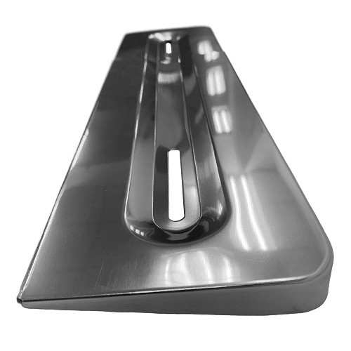 Suporte da chapa de matrícula traseira em alumínio polido para BMW Série 02 E10 Touring Convertible Saloon e Baur Targa Convertible (03/1966-07/1977) - versão europeia - BA14130