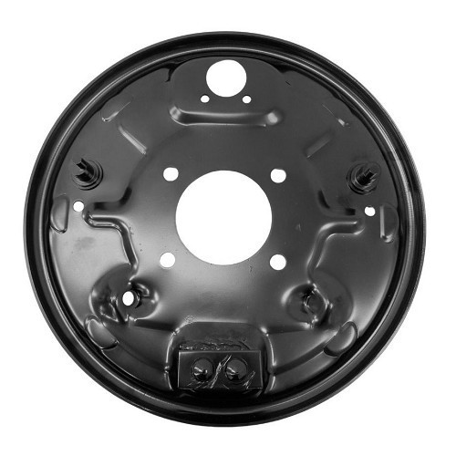  Left rear drum brake plate diameter 250mm for BMW 02 Series E10 Sedan 1600ti and 2002Turbo (09/1967-07/1975) - BA14134 