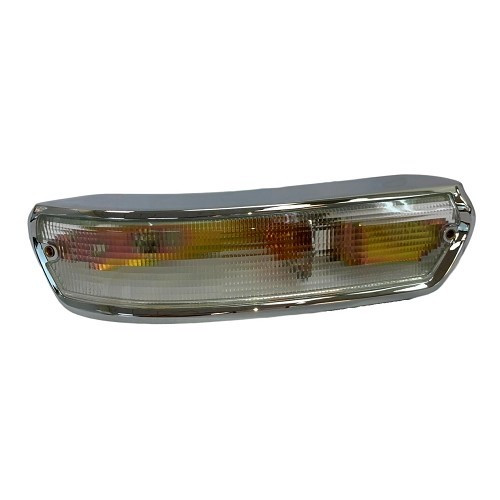  Left turn signal in crystal-clear chromed aluminum for BMW 02 Series E10 (03/1966-07/1977) - BA14707 