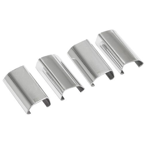 Baguettes de tour de caisse supérieur en aluminium poli pour BMW Série 02 E10 (03/1966-11/1975) - BA14800