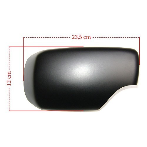 Outer right-hand door mirror shell for BMW E46 Saloon, Touring & Compact - BA14808