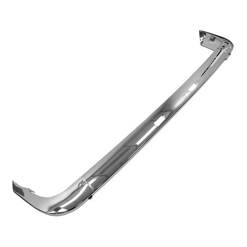 Rear bumper chrome version Europe without bumpers for BMW 02 Series E10 phase 1 (03/1966-03/1971) - type without rubber strip - BA14821