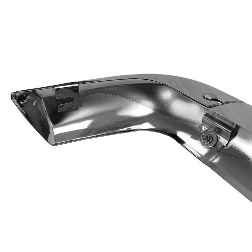 Rear bumper chrome version Europe without bumpers for BMW 02 Series E10 phase 1 (03/1966-03/1971) - type without rubber strip - BA14821