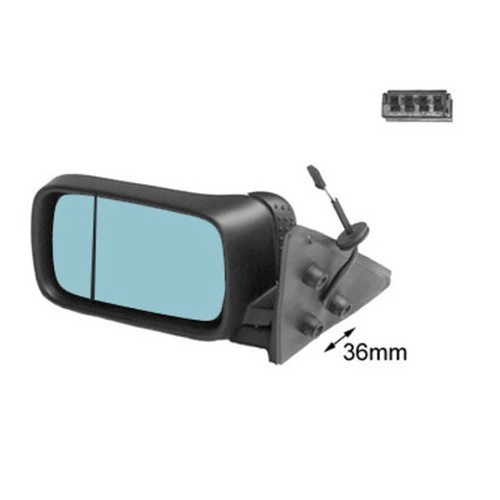  Retrovisor izquierdo eléctrico completo para BMW E36 Berlina y Touring - BA14867 