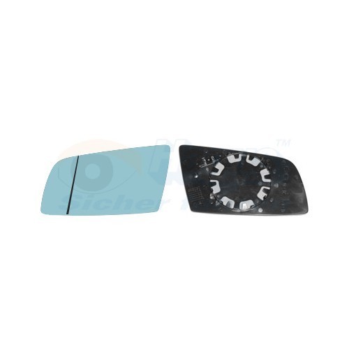  Vidrio de retrovisor exterior izquierdo para BMW E60/E61 jhasta el ->04/09 - BA14869 