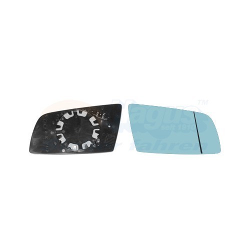  Vidrio de retrovisor exterior derecho para BMW E60/E61 jhasta el ->04/09 - BA14870 