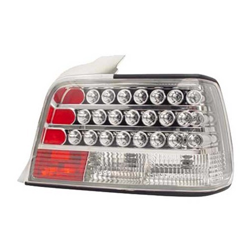 Faros cromados LED para BMW E36 Coupé y Cabriolet - por par - BA15012