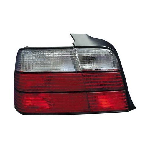 Luz traseira esquerda com indicador branco para BMW E36 Sedan