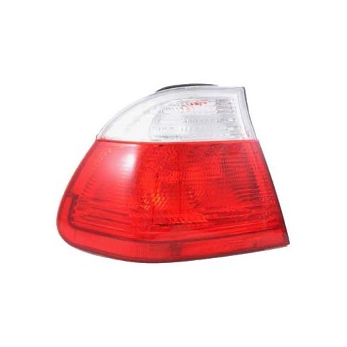 Rear left-hand light on wing with white indicator light for BMW E46 Saloon ->08/2001