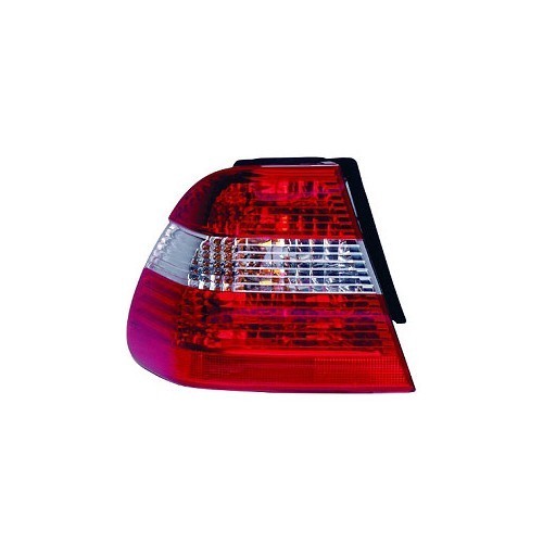  Rücklicht links Weiß/Rot für BMW E46 Limousine 09/01 ->. - BA15088 