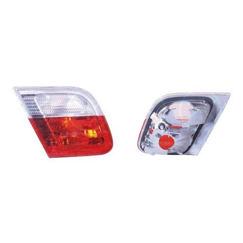  Wit/rood achterlicht op kofferbak voor BMW E46 Coupé - BA15091 