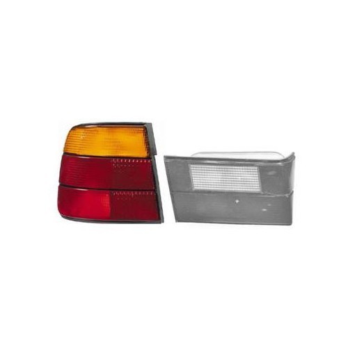  Faro trasero izquierdo sobre aleta con intermitente naranja para BMW E34 - BA15205 