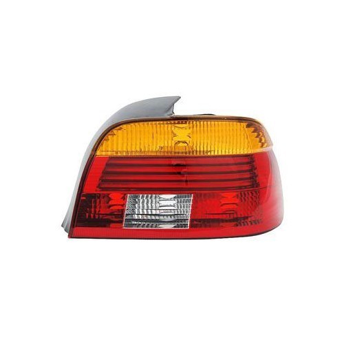 Rear right light with orange indicator for BMW E39 Saloon from 09/00->