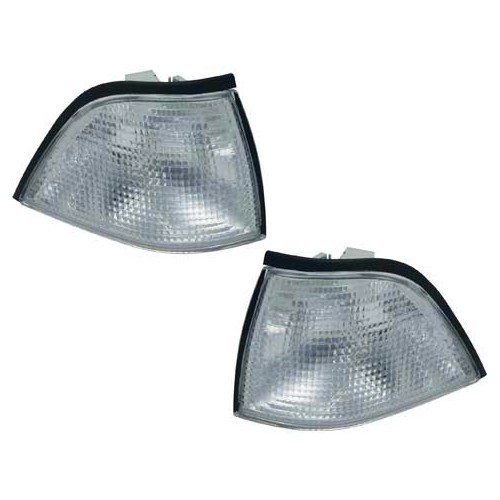  Par de intermitentes blancos para BMW E36 Berlina, Compacto y Touring - BA16500 