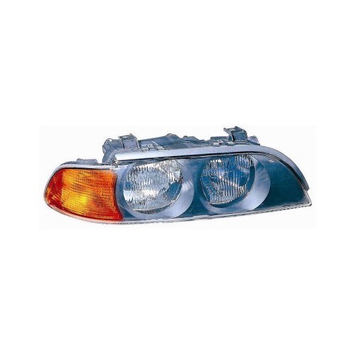 Scheinwerfer vorne rechts mit orangem Blinklicht für BMW 5er E39 phase 1  (-09/2000) - Beifahrerseite 63128362464 - BA17020 