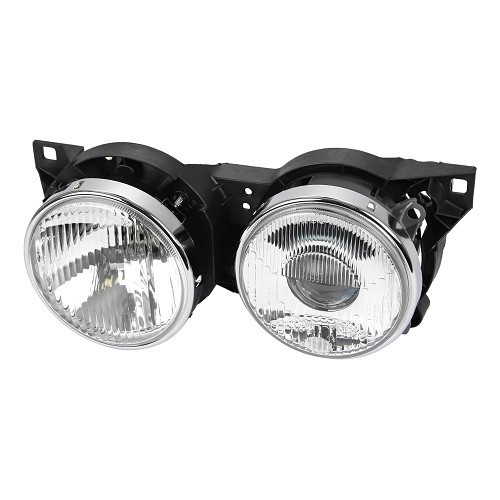  Doppel-Halogen-Scheinwerfer vorne rechts für BMW 3er E30 Phase 2 (09/1988-) - Beifahrerseite - BA17122 