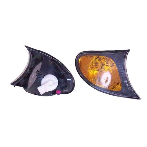  Indicatore di direzione anteriore destro arancione/nero per BMW E46 Berlina e Touring da 09/2001 - BA17449 