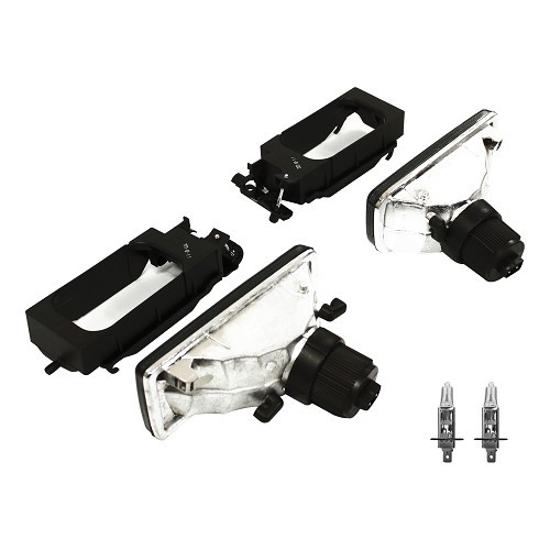 Kit de faróis de nevoeiro dianteiros pretos para Bmw Série 3 E36 (11/1989-08/2000) - BA17703