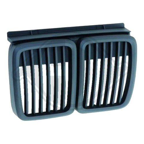  Kühlergrill mittig schwarz für Bmw Serie 3 E30 (01/1982-12/1994) - BA18003 