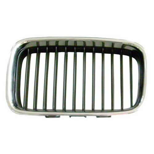  Verchroomde grille links voor BMW 3 Reeks E36 (-08/1996) - bestuurderszijde - BA18101 