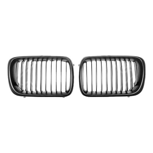  Grilles de calandres type Design pour Bmw Série 3 E36 (09/1996-08/2000) - Phase 2 - BA18115 