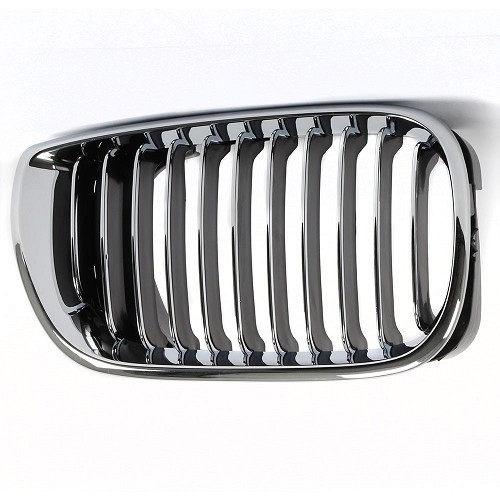 Grille de calandre droite chromée pour BMW Série 3 E46 Berline et Touring phase 2 (09/2001-) - côté passager - BA18306