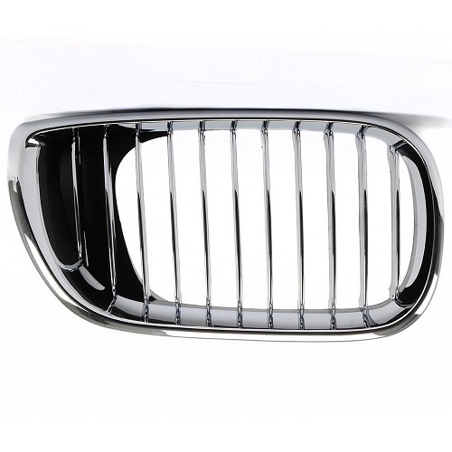  Grille de calandre droite chromée pour BMW Série 3 E46 Berline et Touring phase 2 (09/2001-) - côté passager - BA18306 