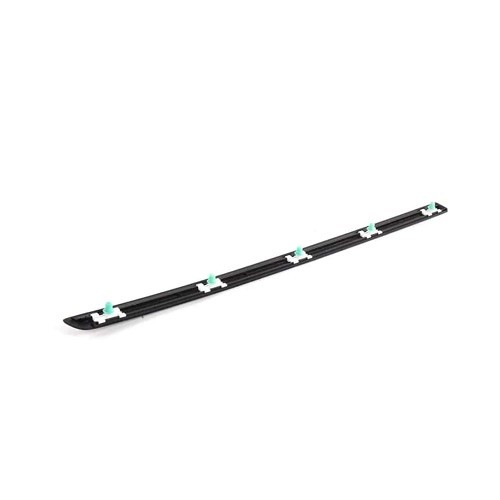 Zwarte beschermstrip op linker achterdeur voor BMW 3 Reeks E46 Sedan en Touring fase 1 en 2 (04/1997-07/2005) - bestuurderszijde - BA18326