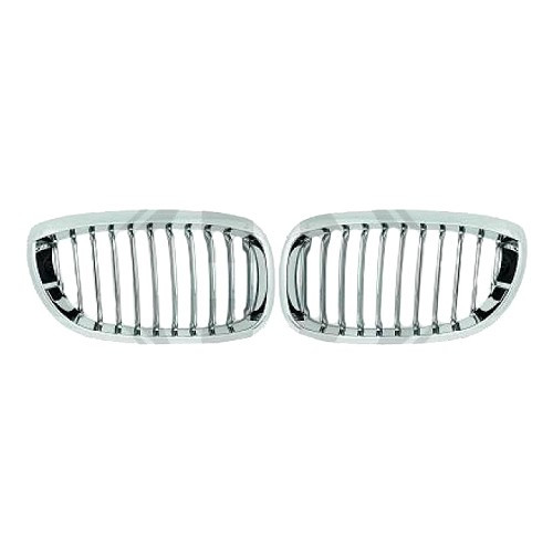  Design chrome grille grilles for Bmw 3 Series E46 Coupe and Cabriolet (03/2003-08/2006) - Phase 2 - BA18331 