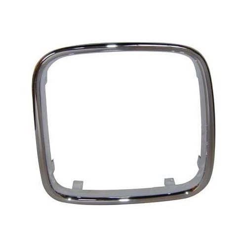  Cadre chromé gauche sur grille de calandre étroite largeur 37cm pour BMW Série 5 E34 Berline et Touring phase 1 (-03/1994) - côté conducteur - BA18401 