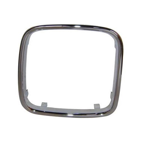  Cadre chromé droit sur grille de calandre étroite largeur 37cm pour BMW Série 5 E34 Berline et Touring phase 1 (-03/1994) - côté passager - BA18402 