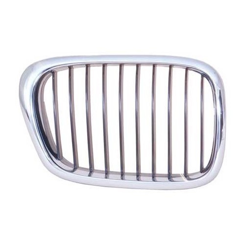  Grille de calandre droite chromée pour BMW Série 5 E39 Berline et Touring phase 2 (09/2000-) - côté passager - BA18422 